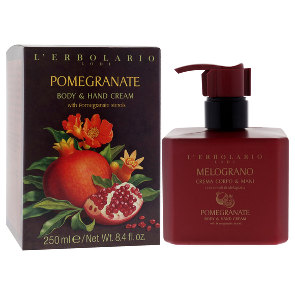 Body and Hand Cream - Pomegranate by LErbolario for Unisex - 8.4 oz Cream - Picture 3 of 6